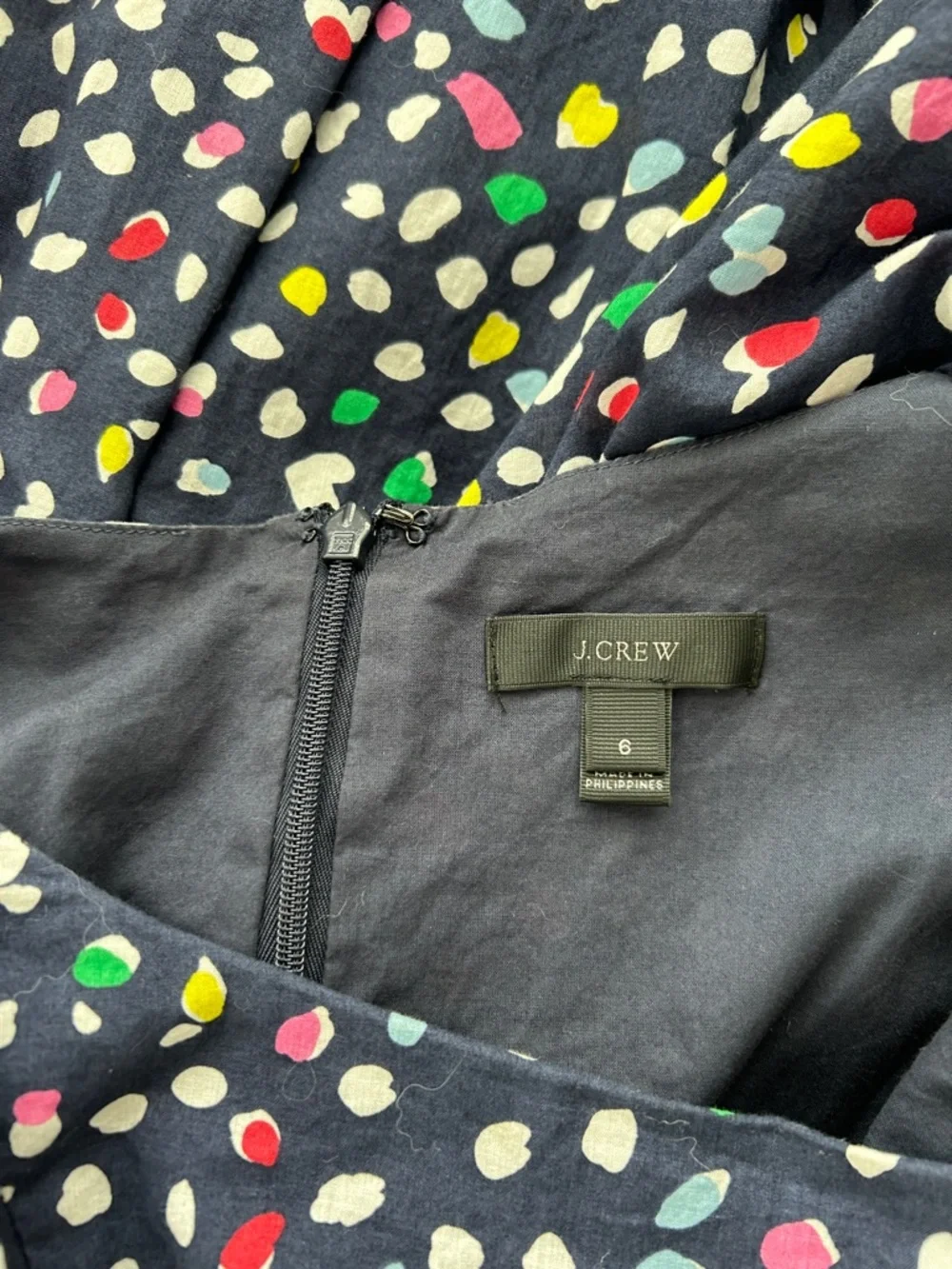 J. Crew Ratti Print Sundress Size 6 EUC - Picture 3 of 5